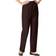 Alfred Dunner Petite Classics Pull-On Straight-Leg Pants - Brown