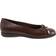 Trotters Dellis - Dark Brown Croco