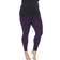 White Mark Women's Solid Leggings Plus Size - Purple