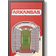 YouTheFan Arkansas Razorbacks 3D Stadium Wall Sign