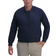 Haggar Stretch Gabardine Solid Full Zip Bomber Jacket - Navy