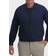 Haggar Stretch Gabardine Solid Full Zip Bomber Jacket - Navy