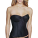 Dominique Juliette Satin Strapless Longline Corset - Black