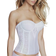 Dominique Colette Lace Strapless Bustier Corset - White