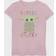 Fifth Sun Girl's Star Wars The Mandalorian The Child Cutest in the Galaxy T-shirt - Light Pink (STMD00182GTS)