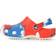 Crocs Toddler Classic Tie Dye Clogs - Red/White/Blue Multi