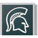 YouTheFan Michigan State Spartans 3D Stadium View Banner