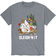 Airwaves Dr. Seuss The Grinch Sleigh'n It T-shirt - Gray