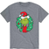 Airwaves Dr. Seuss The Grinch Wreath T-shirt - Gray