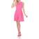 White Mark Women's Shay Fit & Flare Dress - Fuchsia