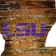 Fan Creations LSU Tigers Distressed State with Logo Sign Board