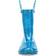 Western Chief Kid's Glitter Rain Boots - Turquoise