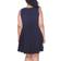 White Mark Women's Pleated Fit & Flare Dress Plus Size - Navy