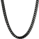 Lynx Foxtail Chain Necklace - Black