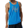 New Balance Graphic Impact Run Singlet Men - Serene Blue Heather