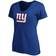 Fanatics New York Giants Primary Logo V-Neck T-Shirt W