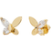 Kate Spade Social Butterfly Studs - Gold/Transparent