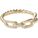 David Yurman Stax Single Row Pave Chain Link Ring - Gold/Diamonds