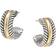 David Yurman Cable Collectibles Hoop Earrings - Silver/Gold