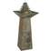 Sunnydaze Layered Pyramid Slate Outdoor Floor Fountain