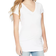 Motherhood V-Neck Side Ruched Maternity Tee White