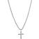 David Yurman Petite X Cross Necklace - Silver/Gold