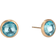 Marco Bicego Jaipur Studs - Gold/Topaz