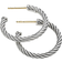David Yurman Small Cable Hoop Earrings - Silver