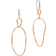 Marco Bicego Marrakech Onde Double Drop Hook Earrings - Gold/Diamond