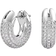 Swarovski Dextera Hoop Earrings - Silver/Transparent
