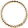 David Yurman Cable Collectibles Stack Ring - Yellow Gold/Diamonds
