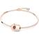 Swarovski Sparkling Dance Oval Bracelet - Rose Gold/Red/Transparent