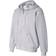 Hanes Ultimate Cotton Heavyweight Full Zip Hoodie - Light Steel