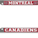 NHL Montreal Canadiens Metal License Plate Frame