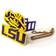 Gameday Ironworks LSU Tigers Premium Steel Hitch Cover