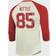 Majestic Threads San Francisco 49ers Vintage Raglan 3/4-Sleeve T-Shirt George Kittle 85. Sr