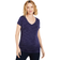 Motherhood V-Neck Side Ruched Maternity Tee Navy Spacedye (95431-51)