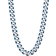 Lynx Curb Chain Necklace - Blue
