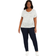 Motherhood Plus Size Ruched T-Shirt Light Grey Spacedye