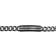 Lynx Curb Chain Bracelet - Black