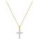 David Yurman Cable Collectibles Cross Necklace - Gold/Diamonds