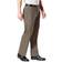 Dockers Signature Lux Cotton Classic Fit Creased Stretch Khaki Pants - Dark Pebble