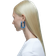 Swarovski Lucent Hoop Earrings - Silver/Blue
