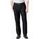 Dockers Signature Lux Cotton Classic Fit Pleated Creased Stretch Khaki Pants - Black