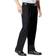 Dockers Signature Lux Cotton Classic Fit Pleated Creased Stretch Khaki Pants - Black