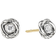 David Yurman Infinity Earrings - Silver/Diamonds