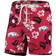 Wes & Willy Arkansas Razorbacks Floral Volley Logo Swim Trunks - Cardinal