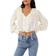 Free People Hailey Cropped Blouse - Ivory