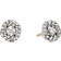 David Yurman Petite Infinity Stud Earrings - Silver/Gold/Diamond