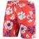 Wes & Willy Clemson Tigers Floral Volley Swim Trunks - Orange